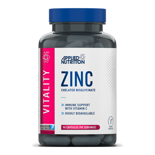 Applied Nutrition - Zinc - Bisglycinate chélaté - 90 gélules