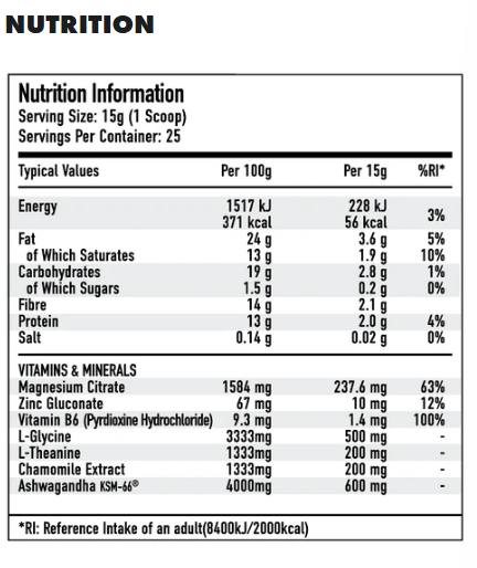 Per4m Nutrition - Relax Stress Support Schokolade - 375g