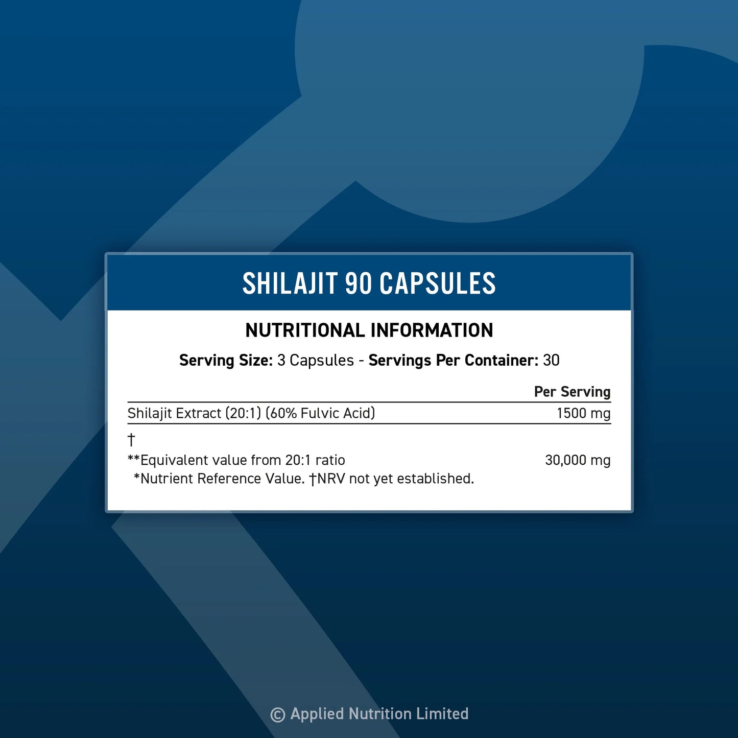 Applied Nutrition - Shilajit - 90 caps