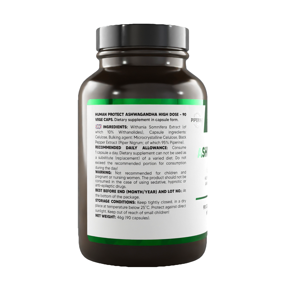 Human Protect - Ashwagandha High Dose - 90 caps