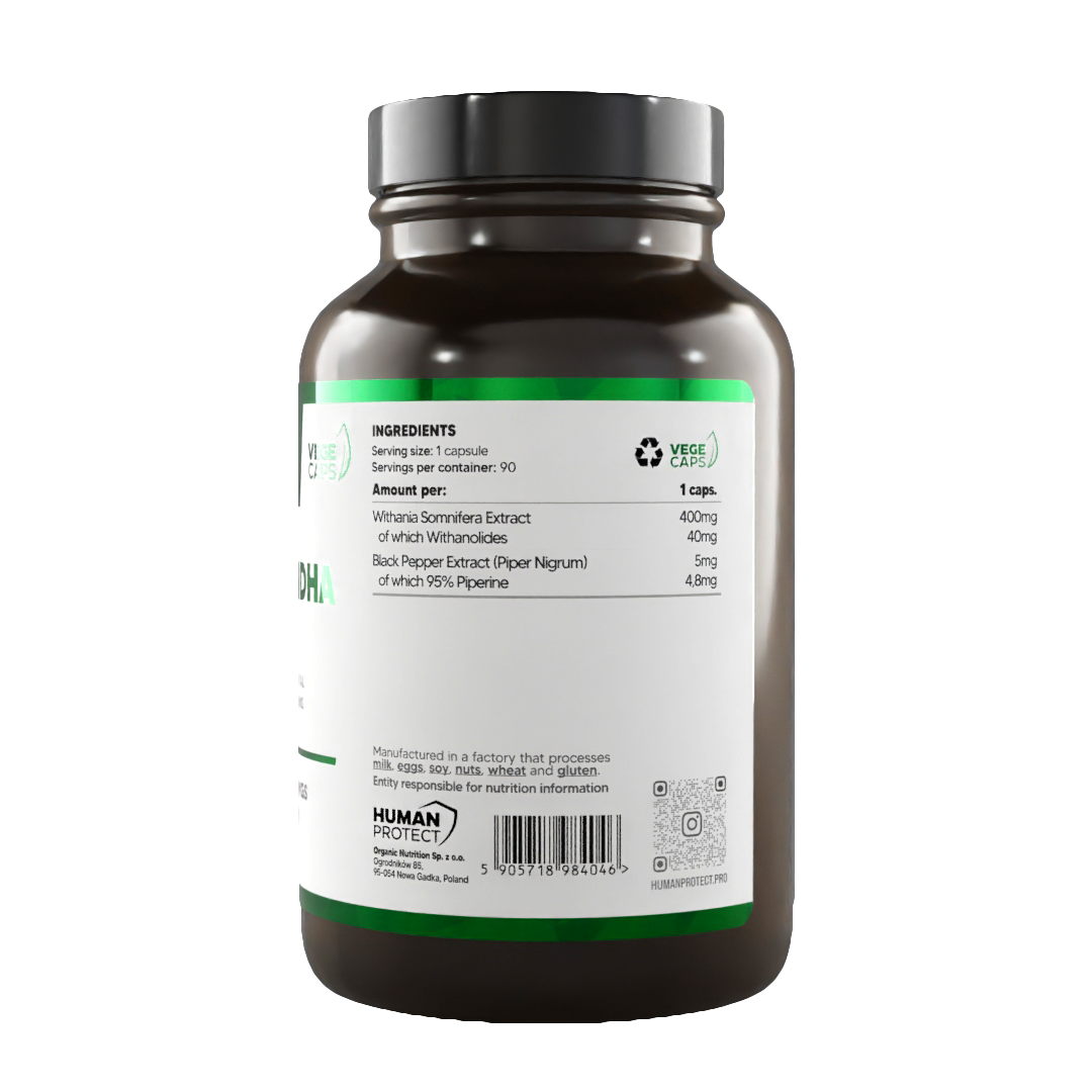 Human Protect - Ashwagandha High Dose - 90 caps