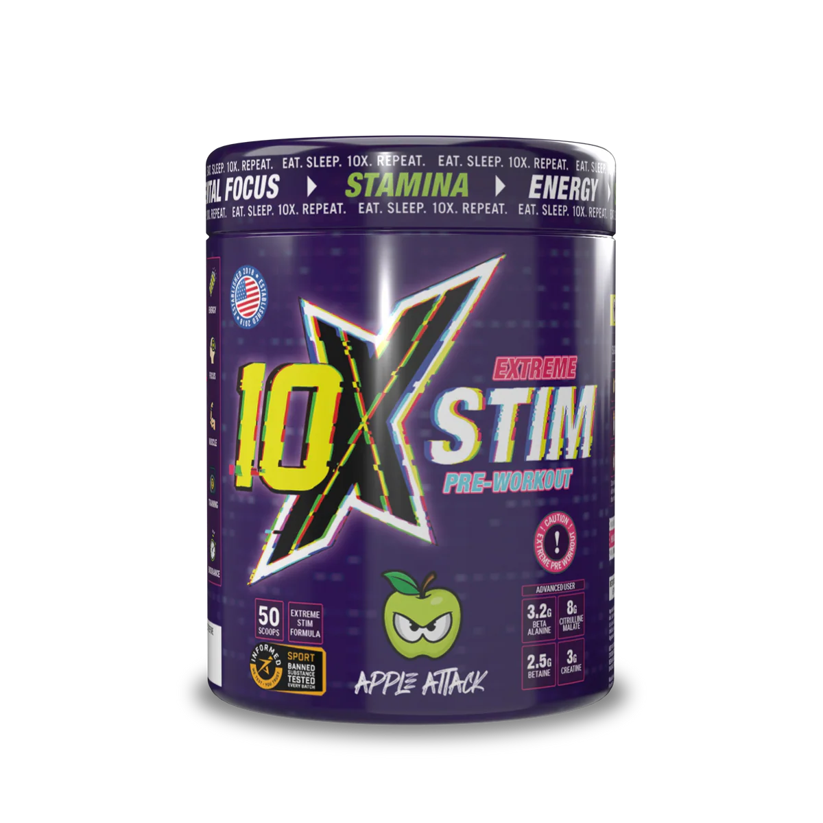 10X - Stim Pre Workout - 600g
