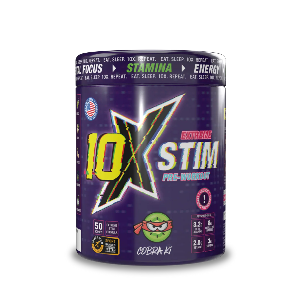 10X - Stim Pre Workout - 600g