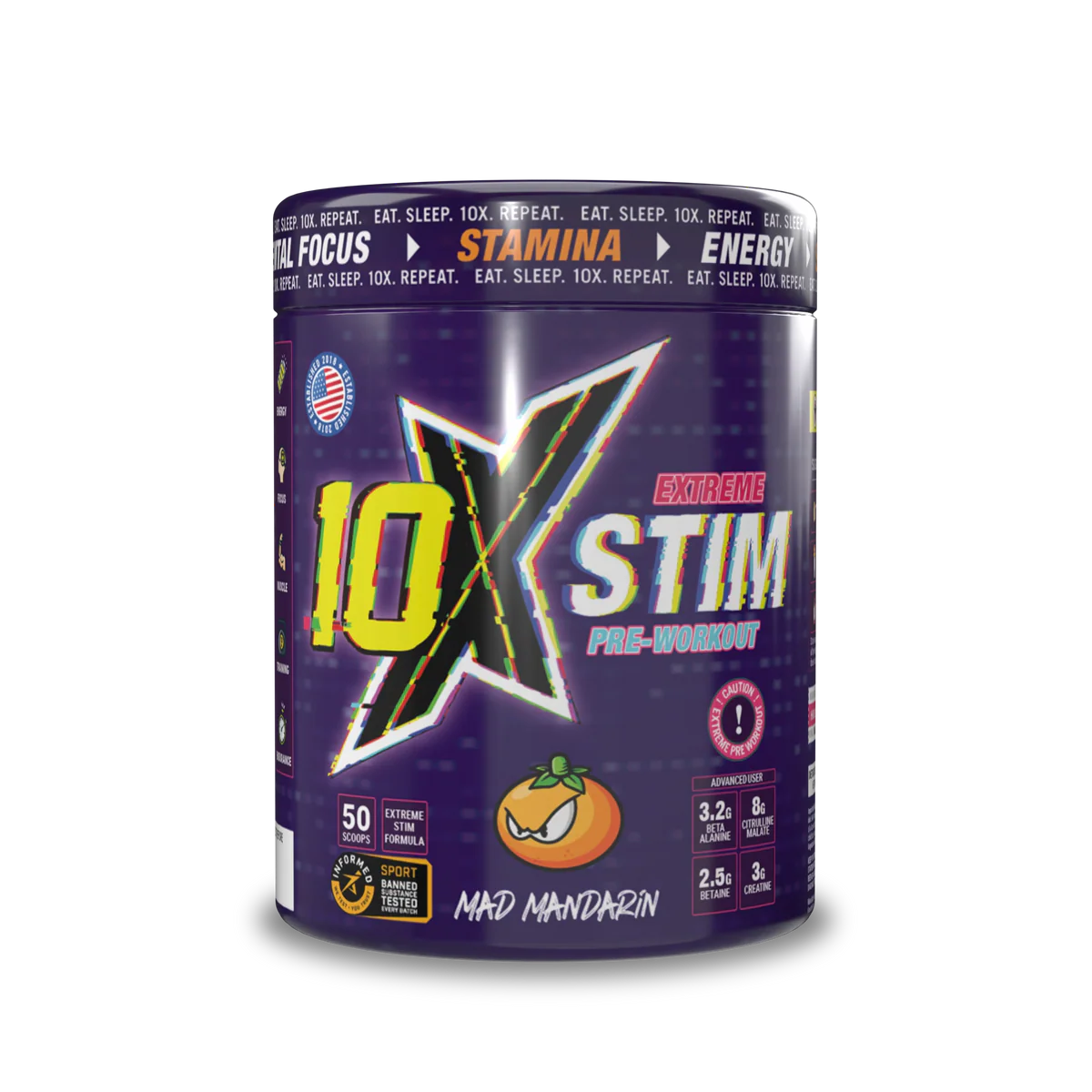 10X - Stim Pre Workout - 600g