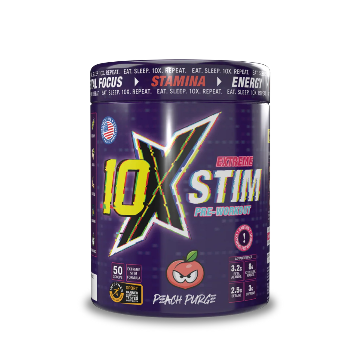 10X - Stim Pre Workout - 600g