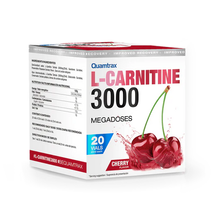 Quamtrax Nutrition - L-Carnitine 3000 shots - 20x25ml