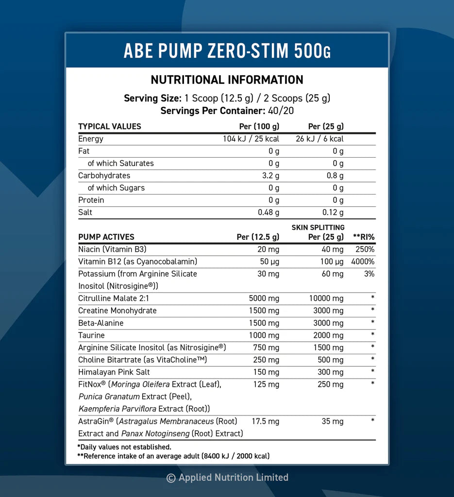 Applied Nutrition - ABE PUMP - 500G