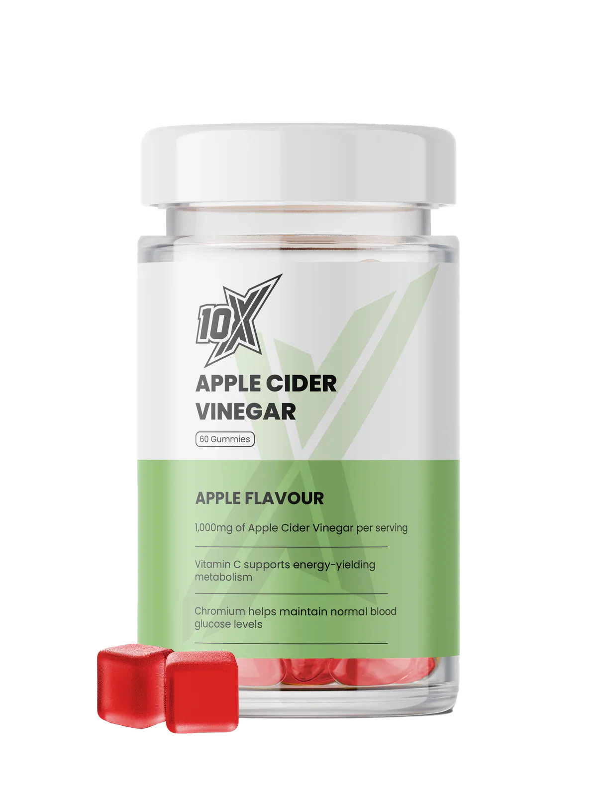 10X - Apple Cider Gummies - 60 gummies Supp City