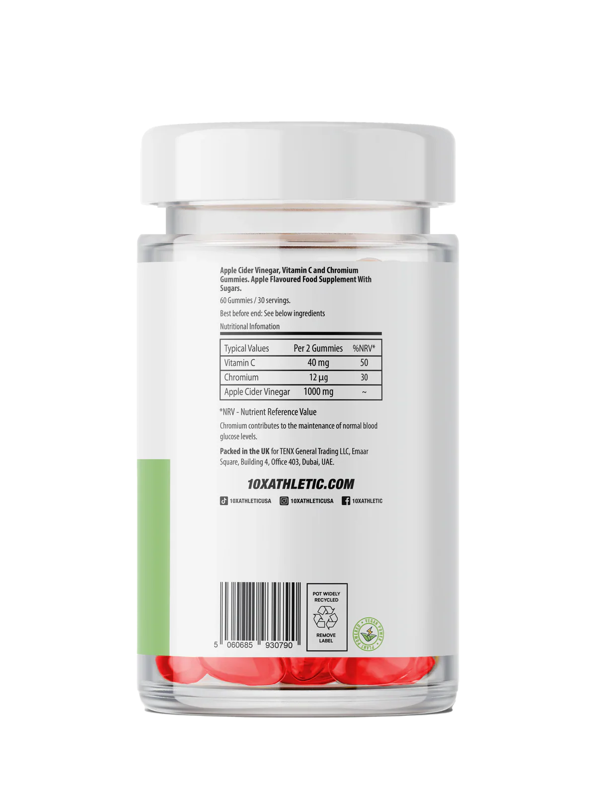 10X - Apple Cider Gummies - 60 gummies Supp City