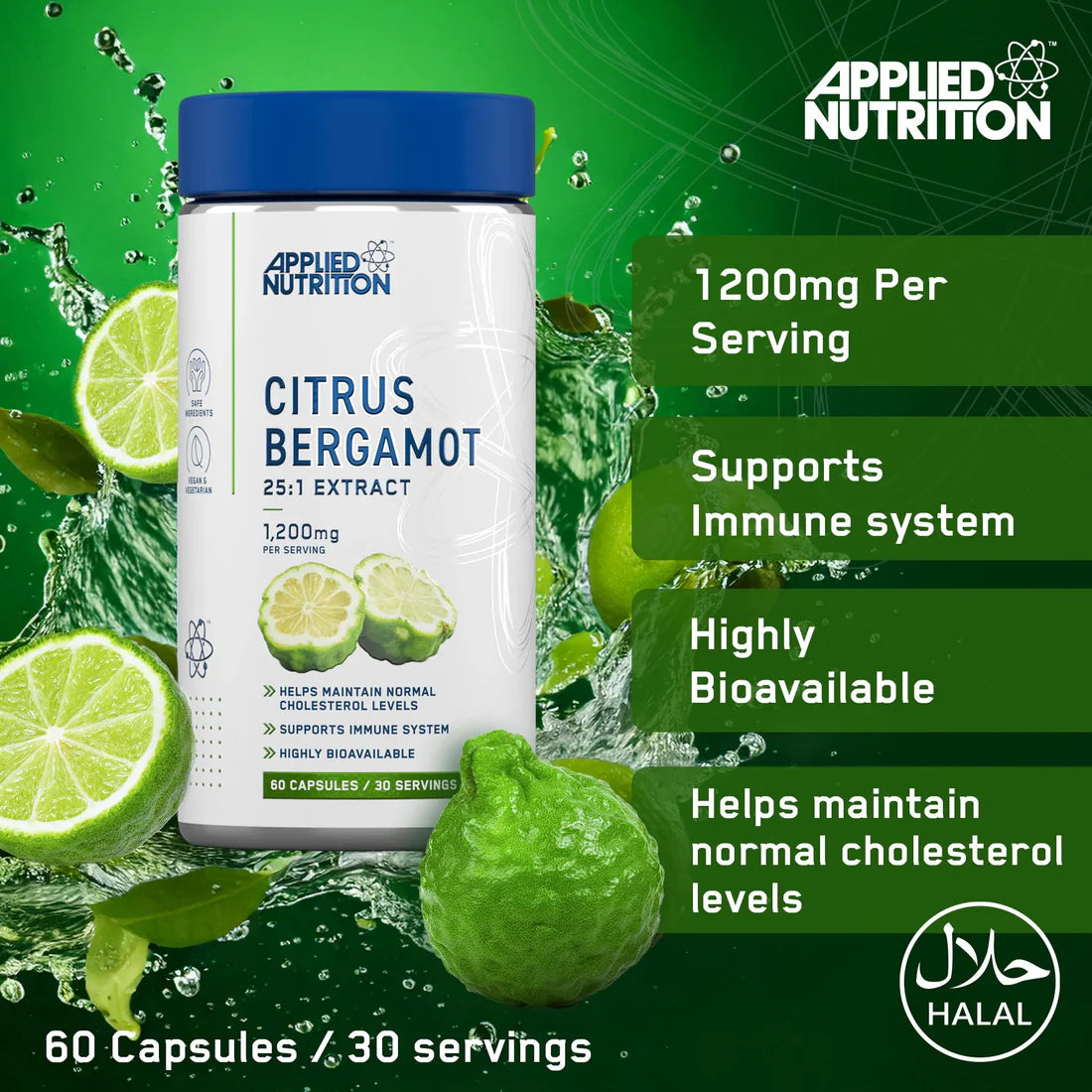 Applied Nutrition - Citrus Bergamot 60 caps