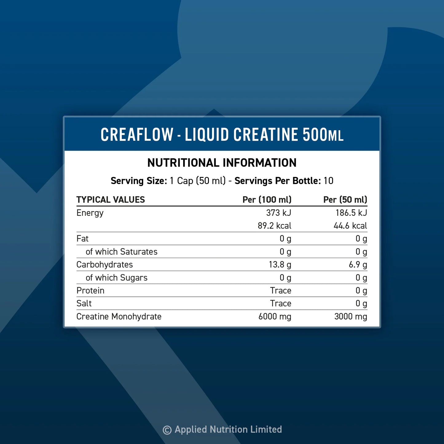 Applied Nutrition - Creaflow Pure Liquid Creatine - 500ml