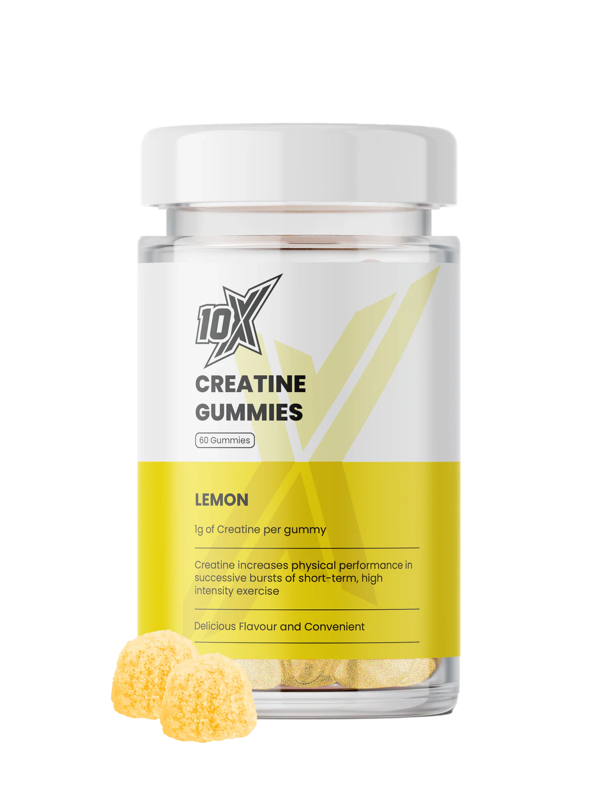 10X - Creatine gummies - Lemon flavour