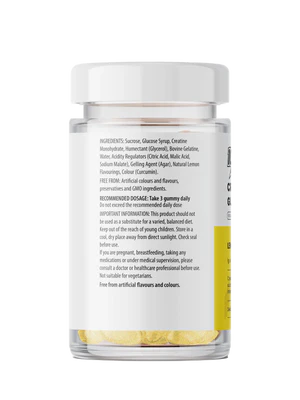 10X - Creatine gummies - Lemon flavour