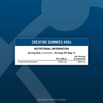 Applied Nutrition - Pure Creatine Gummies - 20 servings