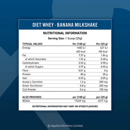 Applied Nutrition - Diet Whey Protein - 1000g