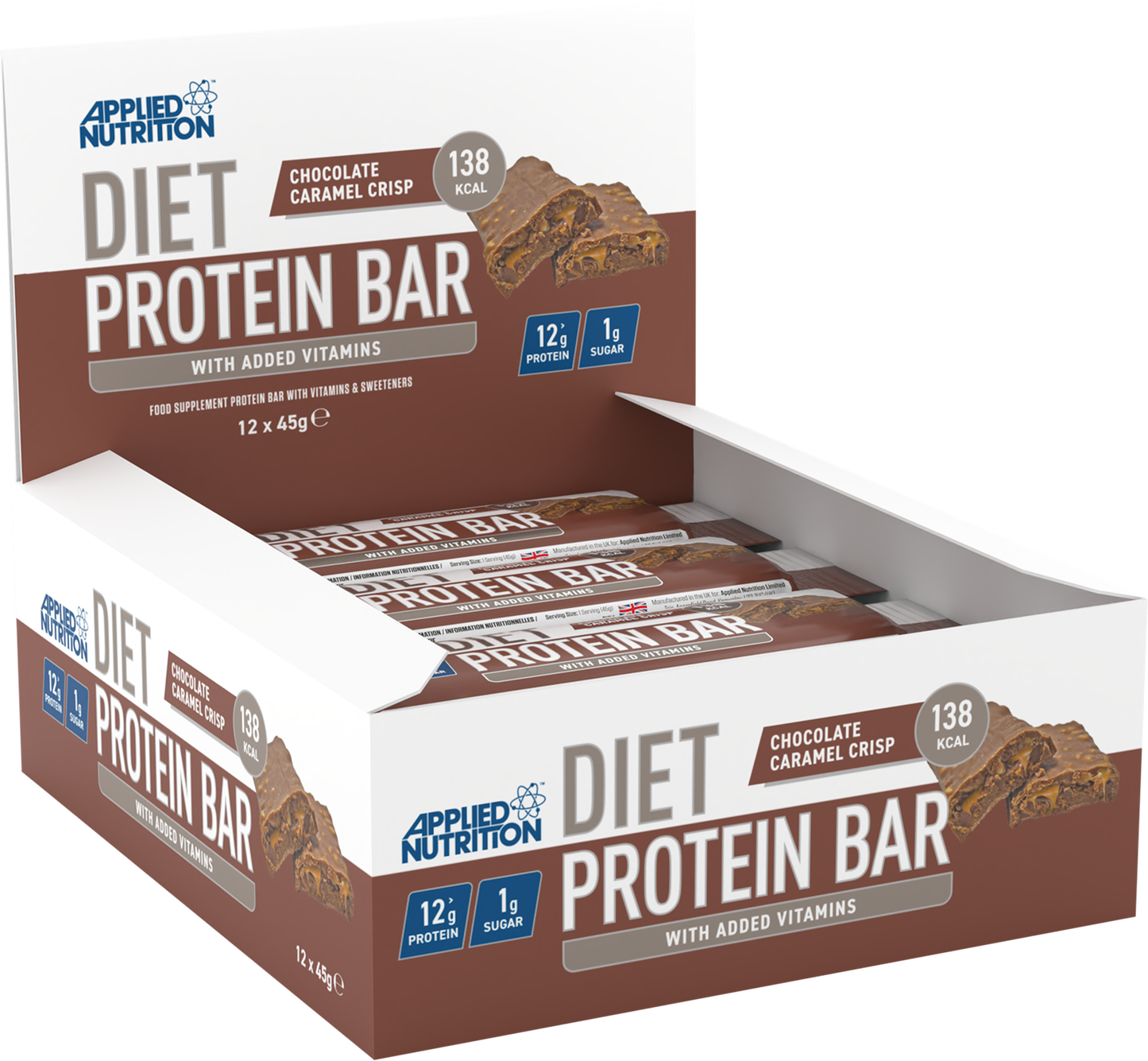 Applied Nutrition - Diet Protein Bar - 12x45g