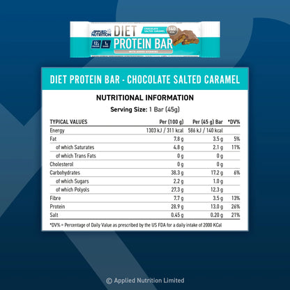 Applied Nutrition - Diet Protein Bar - 12x45g
