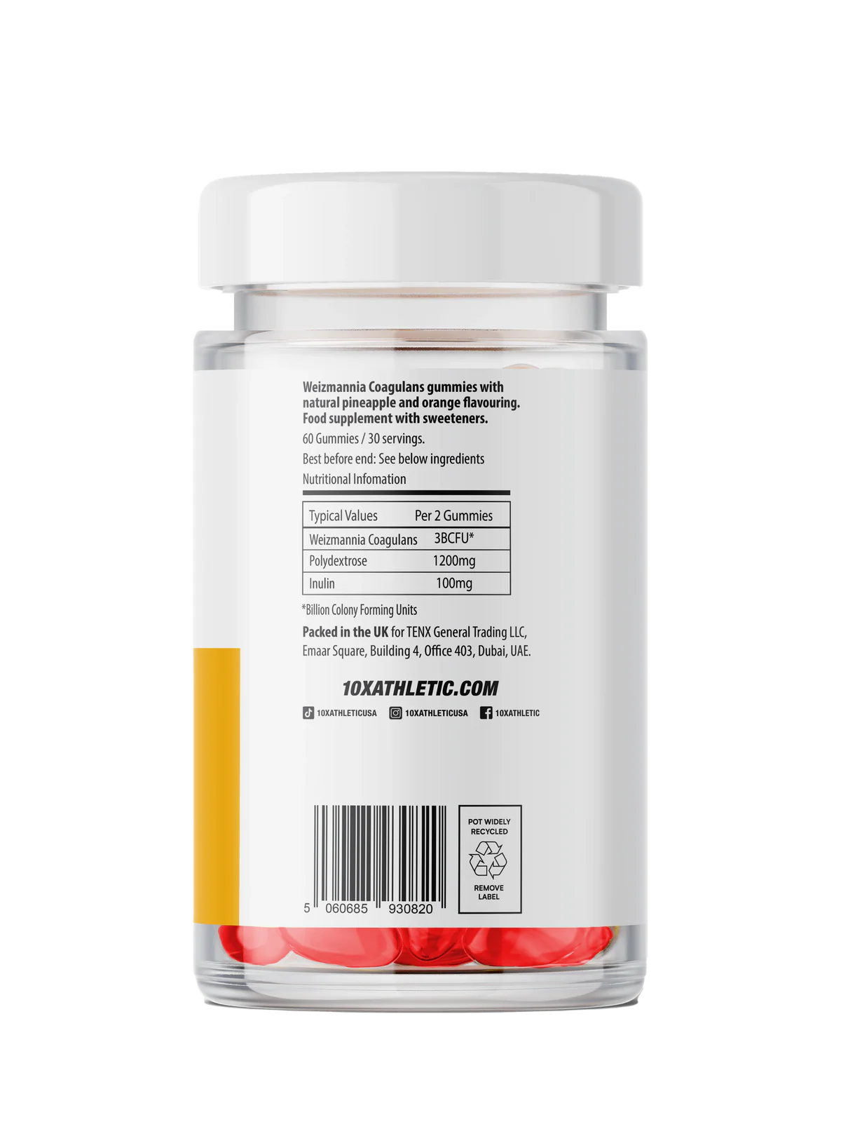 10X - Gut Gummies - 60 Gummies