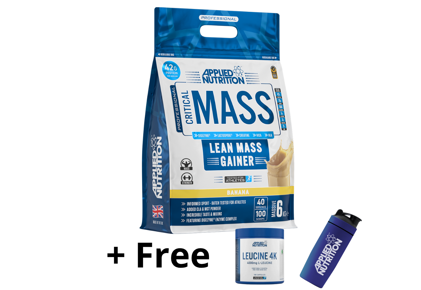 Applied Nutrition - Critical Mass Professional - Mass Gainer - 6000g