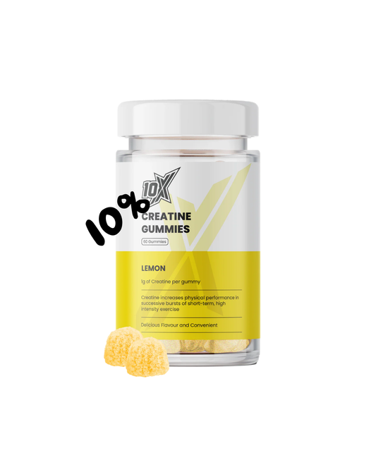 10X - Creatine gummies - Lemon flavour