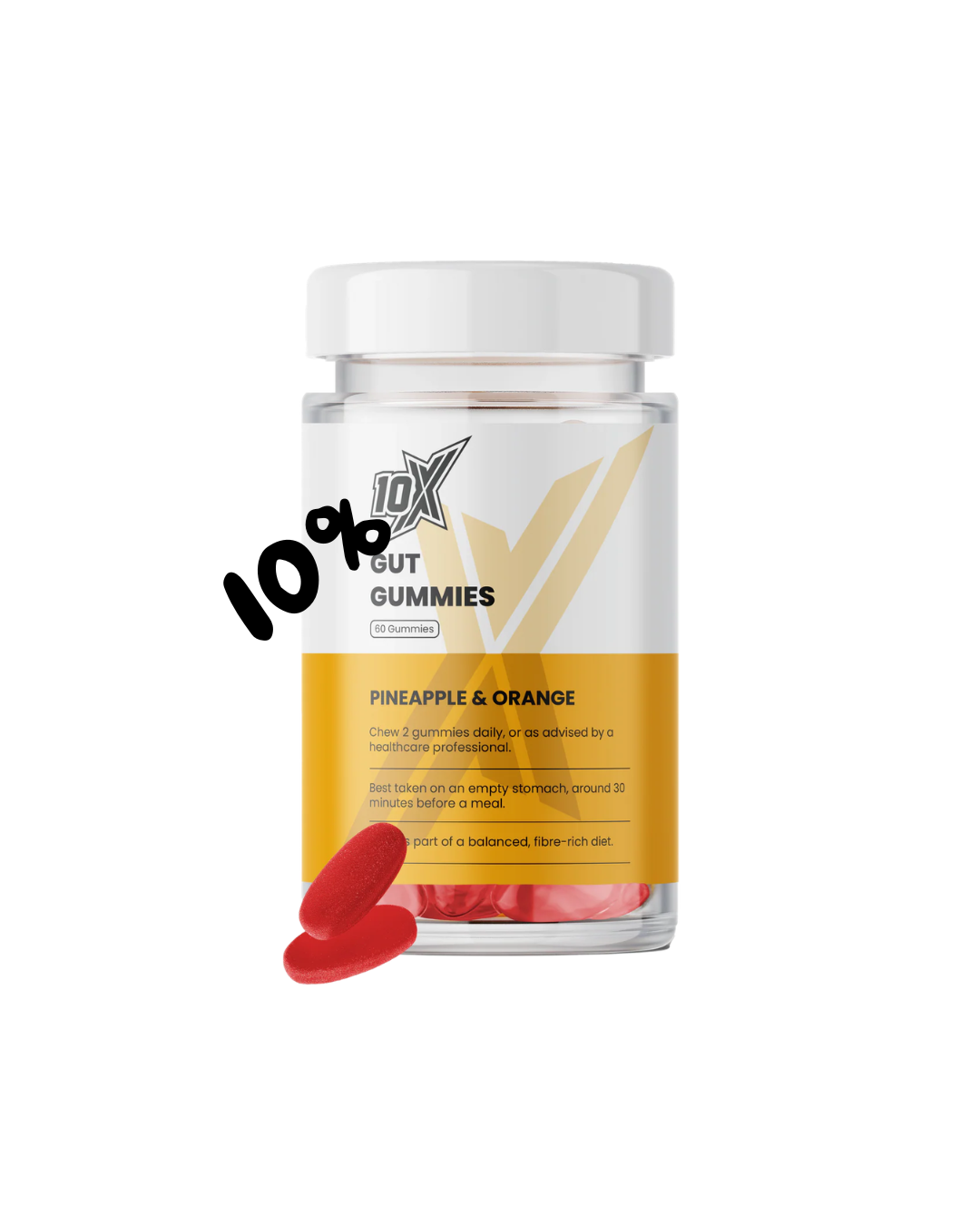 10X - Gut Gummies - 60 Gummies