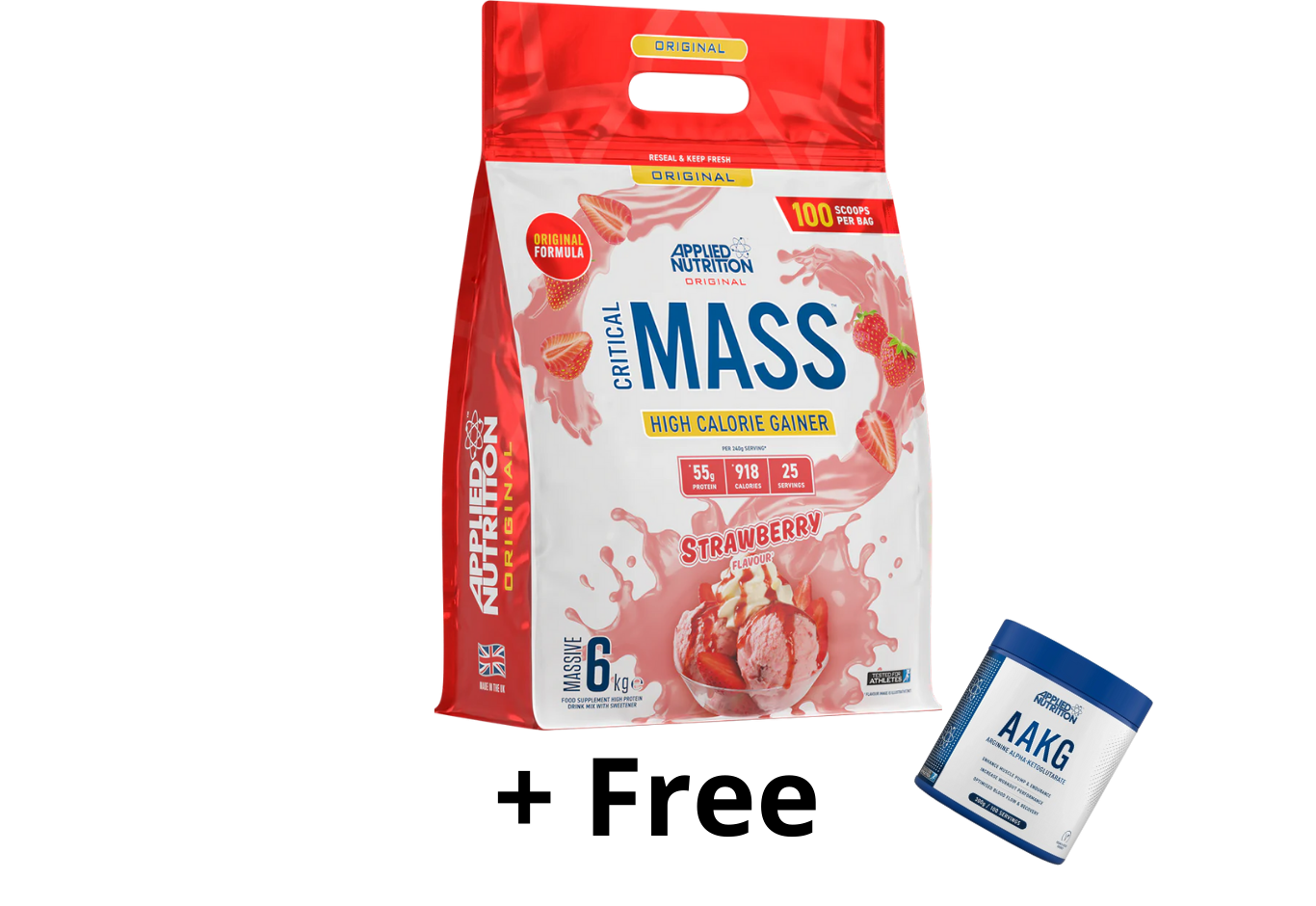 Applied Nutrition - Critical Mass original - Gainer de masse - 6000 g