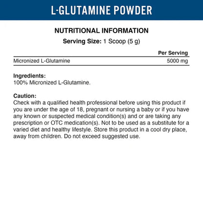 Applied Nutrition - L-Glutamine Powder - Micronized