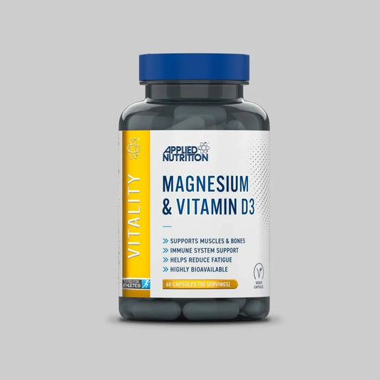 Applied Nutrition  - Magnesium & Vitamin D3 60 caps