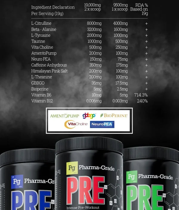 Pharma Grade - PRE - Sour Gummy - 280g