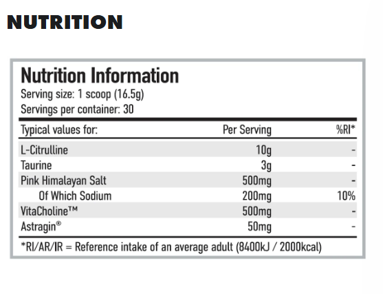 Per4m - Pump Pre Workout - 495gr