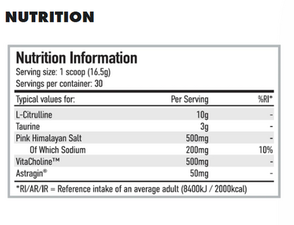Per4m - Pump Pre Workout - 495gr