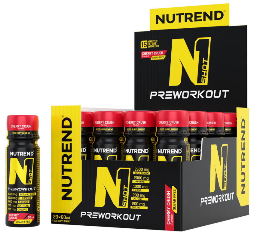 Nutrend - N1 Pre-Workout Shots - 20 x 60ml