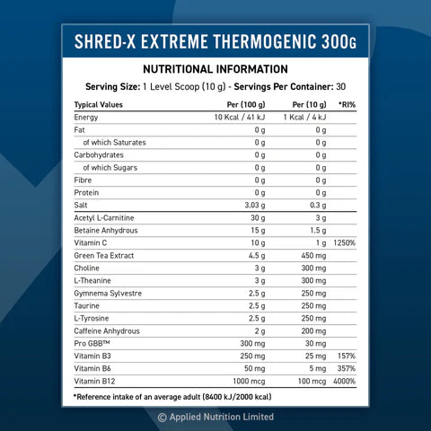 Applied Nutrition - Shred-X - Powder - 300g