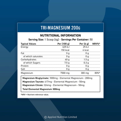 Applied Nutrition - Tri-Magnesium - 200g
