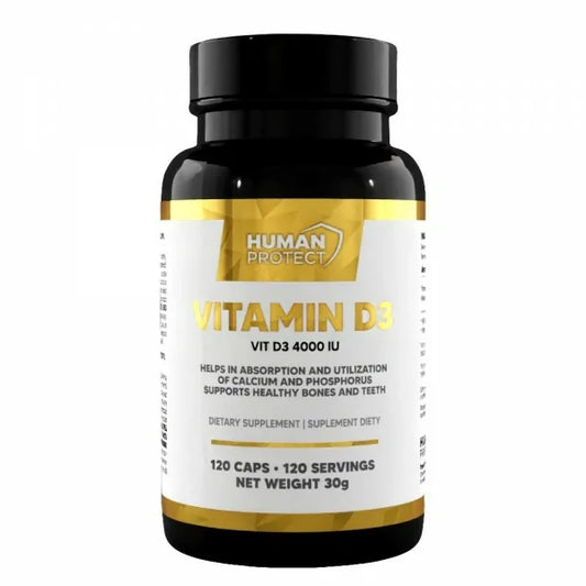 Human Protect - Vitamin D3 4000 IU - 120 caps