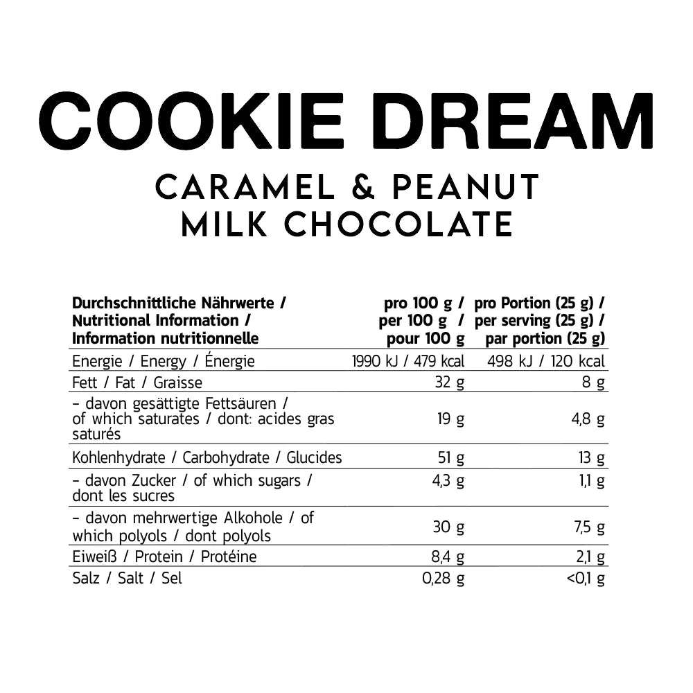 Inlead - Cookie Dream Caramel & Peanut - 125g