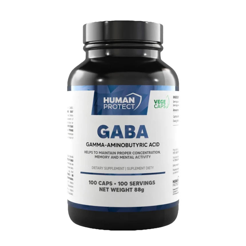 Human Protect - GABA 750mg - 100 caps