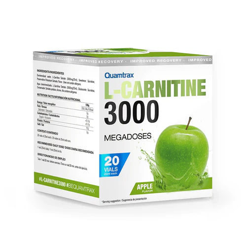 Quamtrax Nutrition - L-Carnitine 3000 shots - 20x25ml