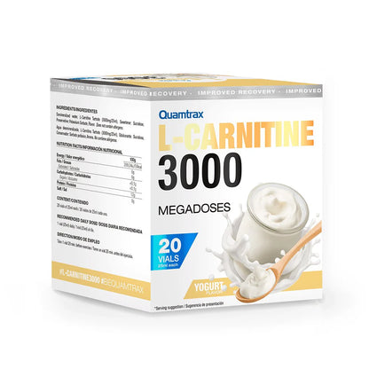 Quamtrax Nutrition - L-Carnitine 3000 shots - 20x25ml