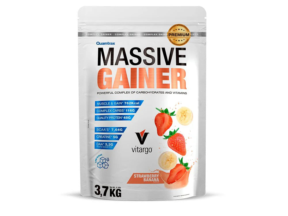 Quamtrax Nutrition - Premium Massive Gainer - 3.7 KG