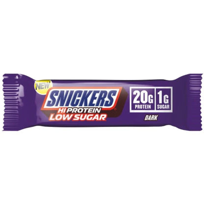 Snickers HiProtein - Dark Low Sugar Protein Bar - 12x57g